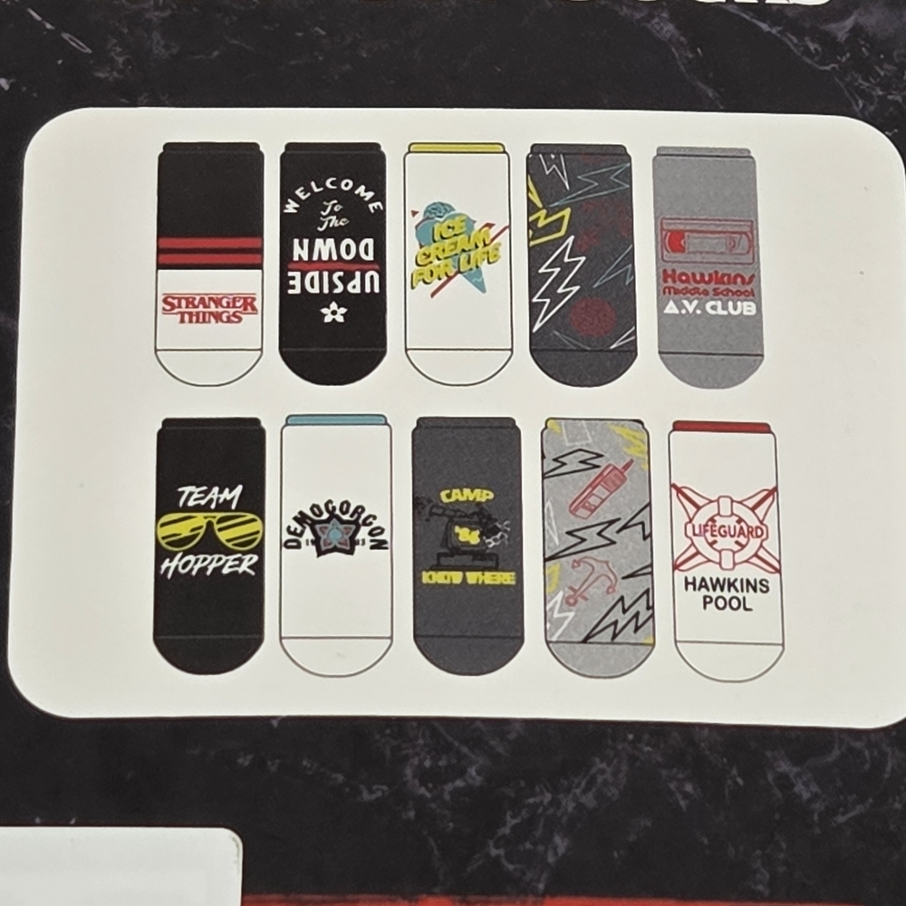 Stranger Things Womens Lightweight Low Cut Socks 10 Pairs Size 4-10 Multicolor - Picture 3 of 6